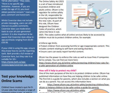 Online Safety Newsletter September 2025